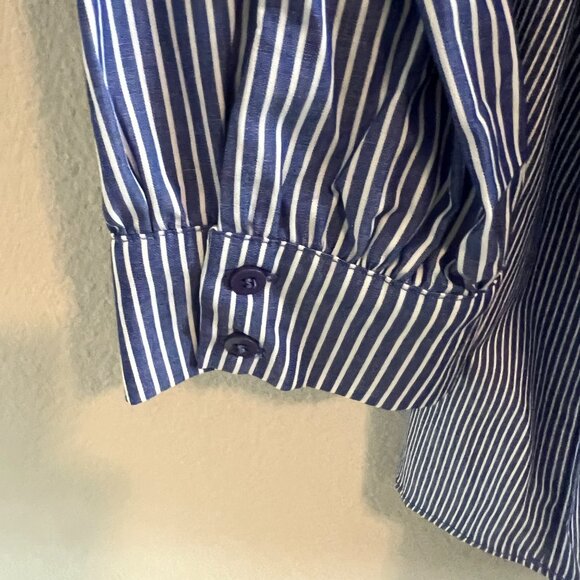 Collective Concepts Giada Cold Shoulder Poplin Top- Sz XXL (NWT) - Picture 2 of 8